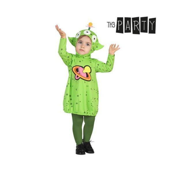 Costume di Carnevale per Bambine Neonate da Piccola Aliena Extraterrestre