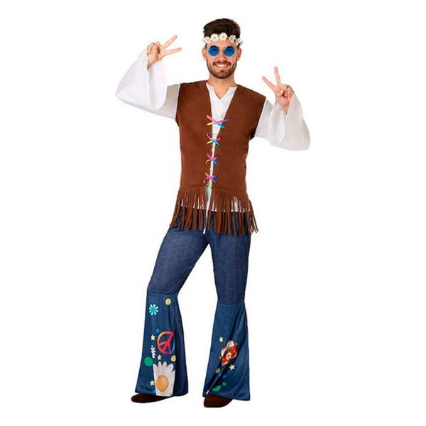 Costume di Carnevale per Uomo - Vestito da Hippie Figlio dei Fiori