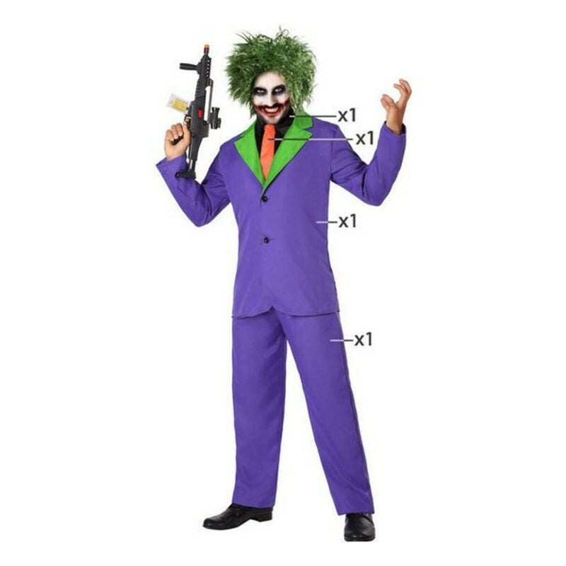 Costume per Adulti Joker Pagliaccio