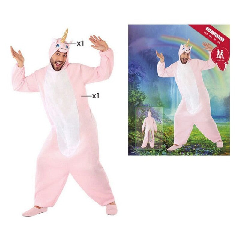 Costume per Adulti Rosa (2 pcs) Unicorno