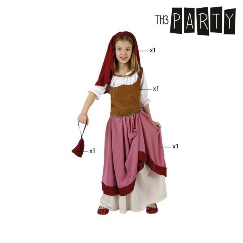 Costume di Carnevale per Bambina da Contadina Medievale