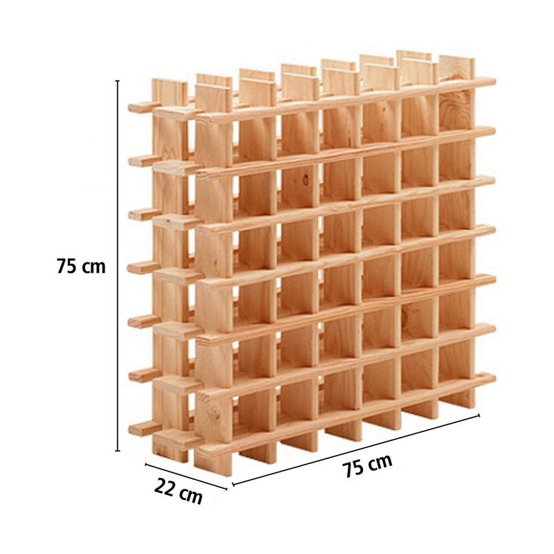 Portabottiglie Astigarraga Marrone Pino (75 x 22 x 75 cm)