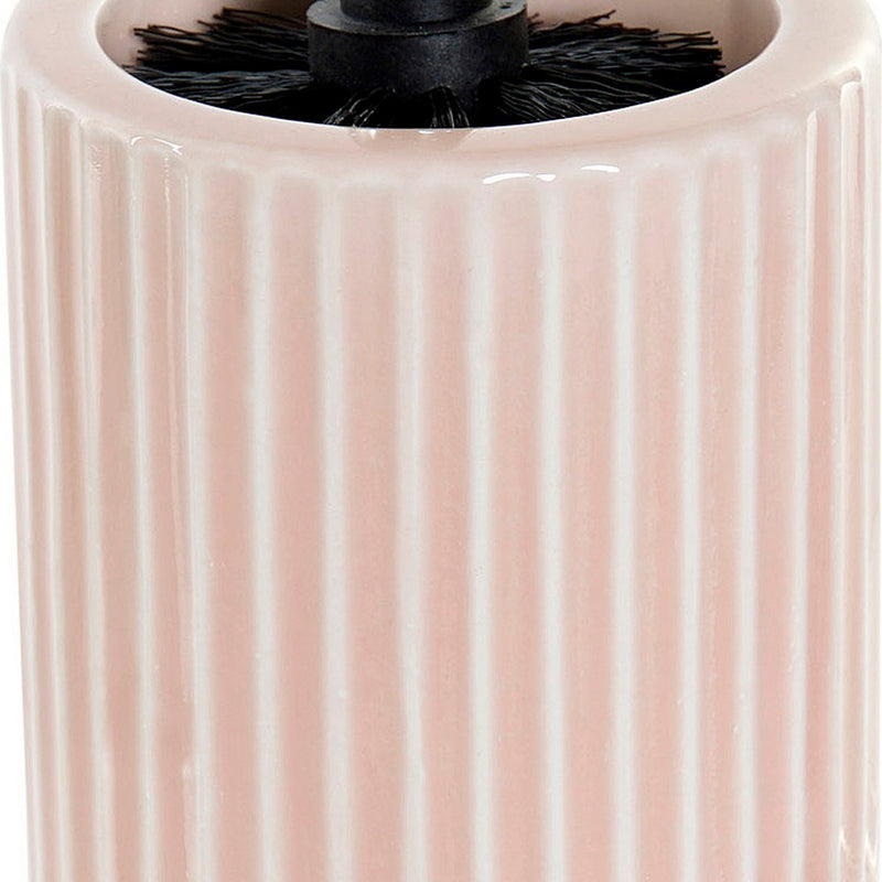 Scopino per il Bagno DKD Home Decor Rosa Acciaio Gres Polipropilene (PP) (11 x 40.5 x 11 cm)