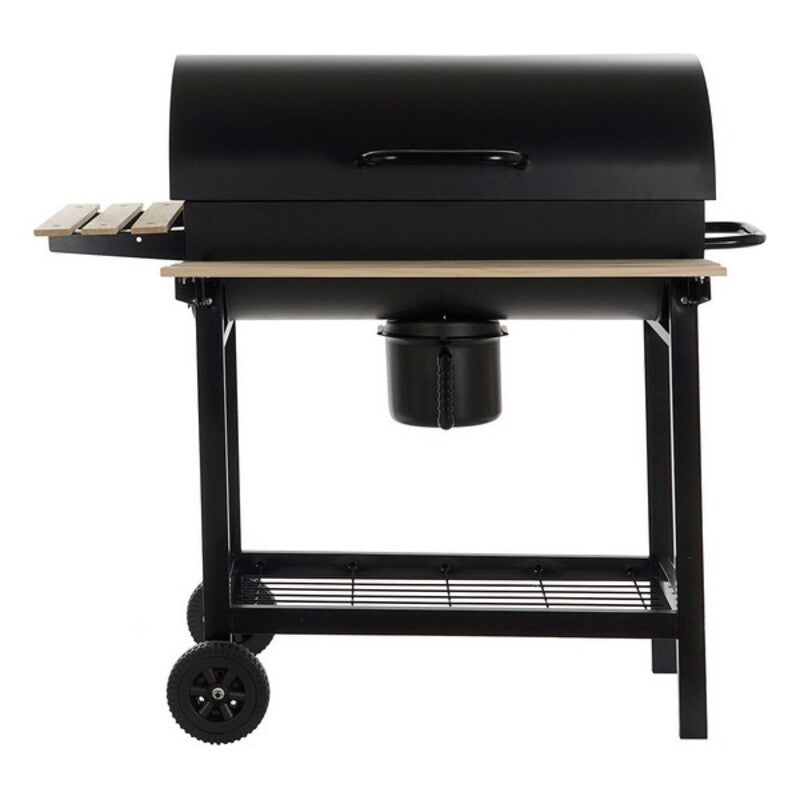 Barbecue a Carbone con Coperchio e Ruote DKD Home Decor RC-177307 Legno Acciaio (108 x 71 x 103 cm)