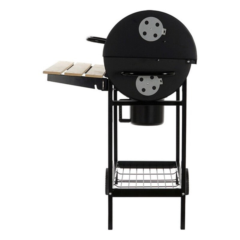 Barbecue a Carbone con Coperchio e Ruote DKD Home Decor RC-177307 Legno Acciaio (108 x 71 x 103 cm)