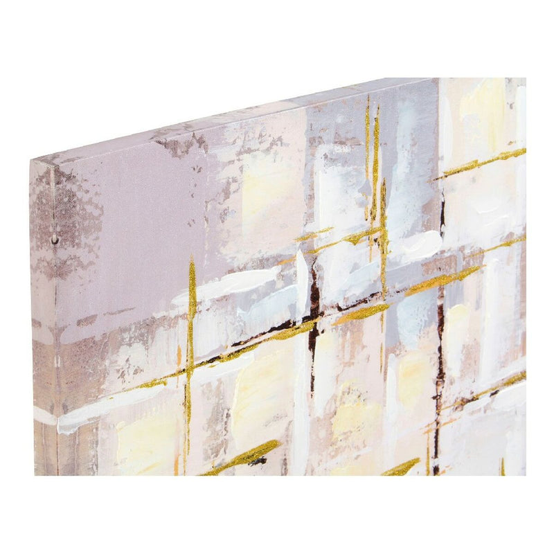 Quadro DKD Home Decor Squares Astratto 100 x 3 x 100 cm Moderno (2 Unità)