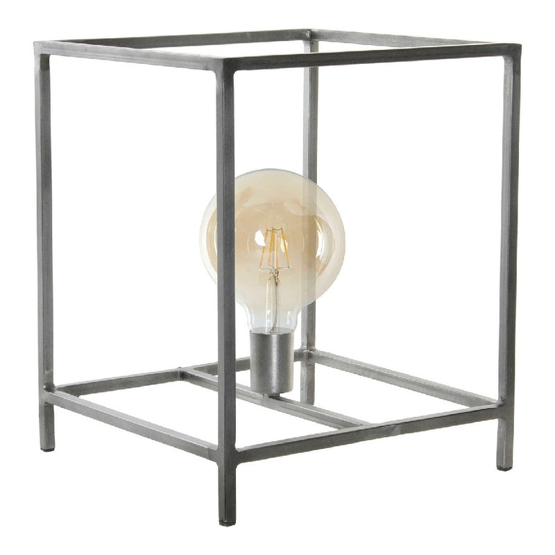 Lampada da Tavolo DKD Home Decor Metallo Grigio Scuro (33 x 33 x 40 cm)