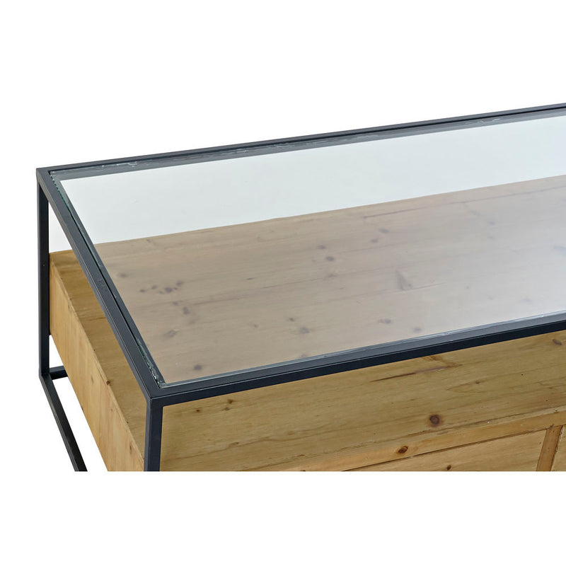 Tavolino da Caffè DKD Home Decor 8424001831241 Abete Cristallo Metallo (120 x 60 x 40 cm)