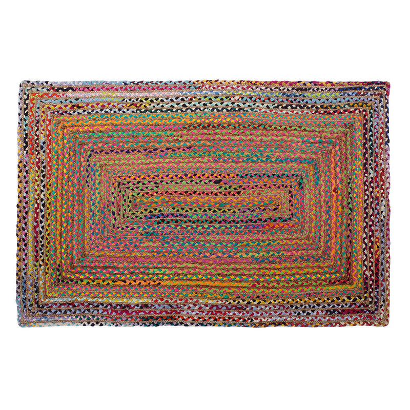 Tappeto DKD Home Decor Marrone Multicolore Iuta Cotone (200 x 290 x 1 cm)