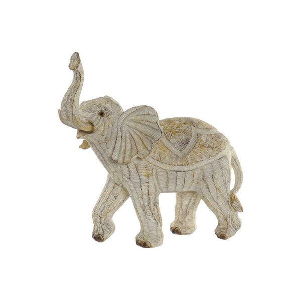 Statuetta Decorativa in Resina Elefante Stile Orientale cm 35x33x17