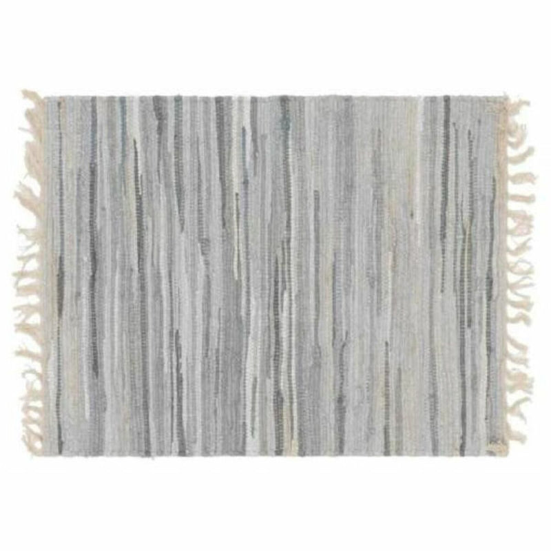 Tappeto DKD Home Decor Cotone Pelle Indiano (160 x 230 x 1 cm)