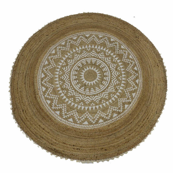 Tappeto DKD Home Decor Marrone Mandala (200 x 200 x 0,75 cm)