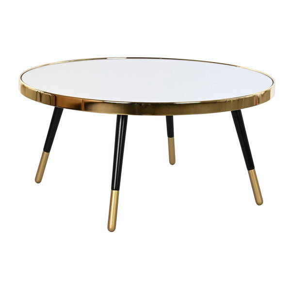 Tavolino da Caffè DKD Home Decor Specchio Acciaio Glamour (82,5 x 82,5 x 40 cm)