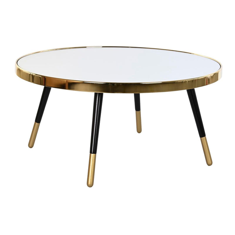 Tavolino da Caffè DKD Home Decor Specchio Acciaio Glamour (82,5 x 82,5 x 40 cm)