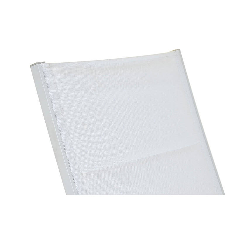Lettino DKD Home Decor Alluminio Bianco (193 x 70 x 30 cm)