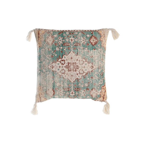 Cuscino DKD Home Decor Fez Azzurro 45 x 10 x 45 cm Frange