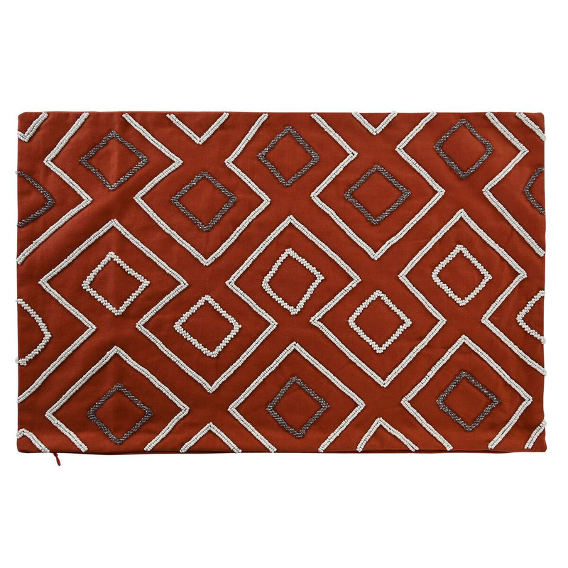 Fodera per cuscino DKD Home Decor 60 x 1 x 40 cm Terracotta Geometrico