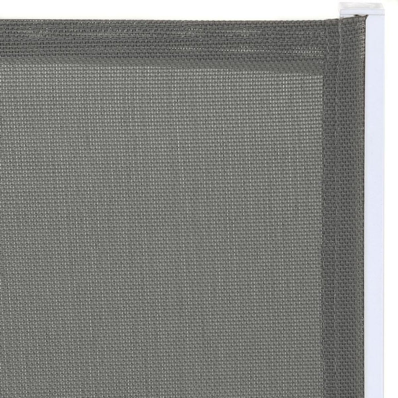 Sedia da giardino Thais 55,2 x 60,4 x 86 cm Grigio Alluminio Bianco