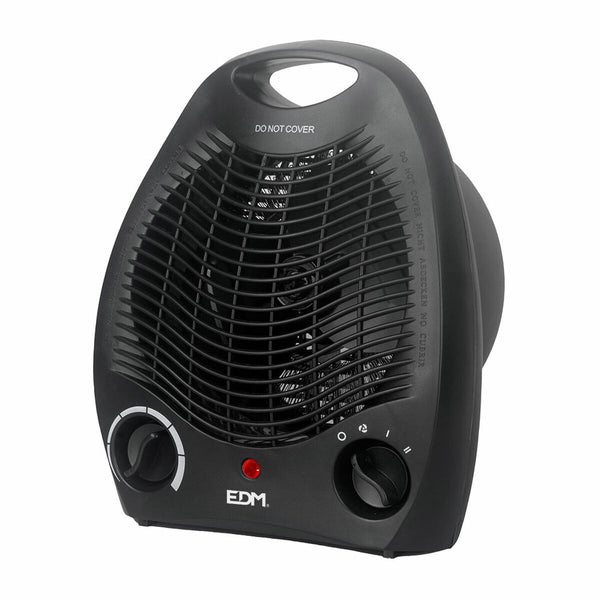 Mini Termoventilatore Elettrico Portatile EDM Nero 1000 - 2000 W