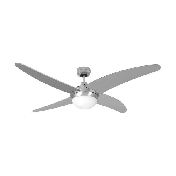 Ventilatore da Soffitto con Luce EDM Caspio 60 W Cromato