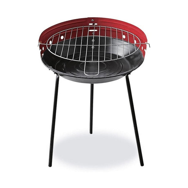 Barbecue a Carbone con Gambe EDM Rosso (Ø 33 x 45 cm)