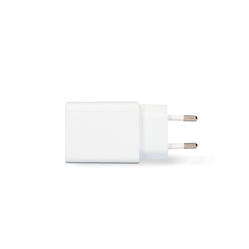 Caricabatterie USB Iphone KSIX Apple-compatible Bianco