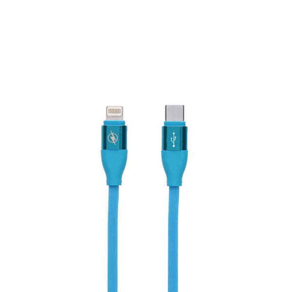 Cavo di Dati/Ricarica con USB Contact LIGHTING Tipo C Azzurro (1,5 m)