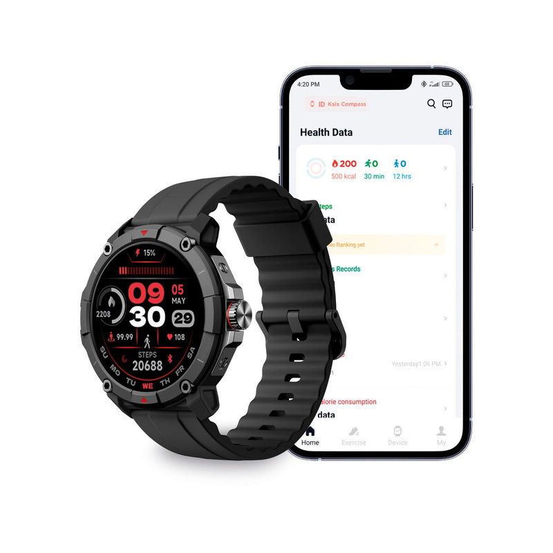 Smartwatch KSIX Compass Nero