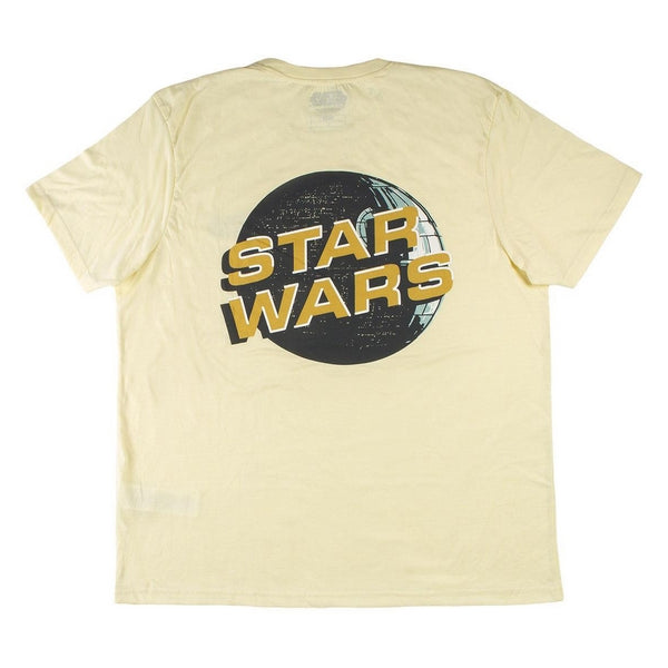 T-shirt Adulti e Ragazzi Maglietta a Maniche Corte Star Wars Bianco avorio