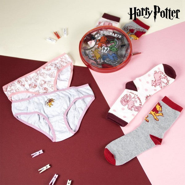 Biancheria intima Harry Potter (4 pcs) Per bambini Multicolore