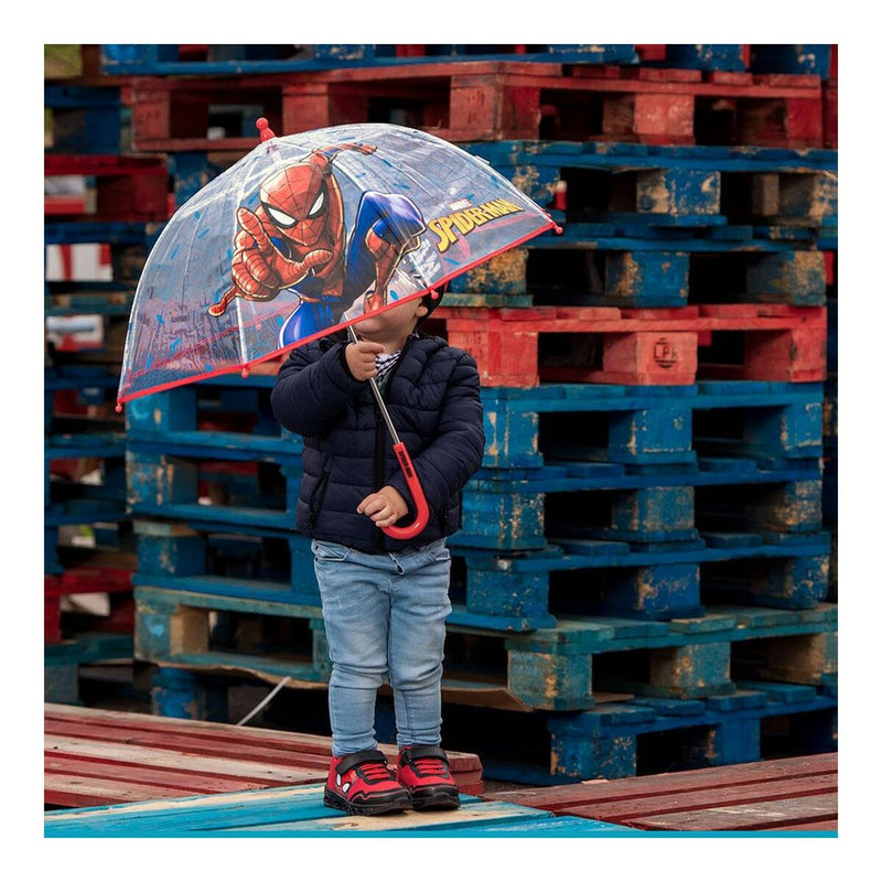 Ombrelli Spiderman 2400000615 Azzurro (Ø 71 cm)