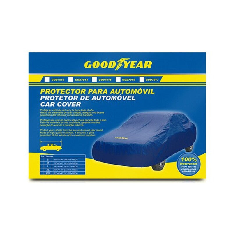 Copri Auto Goodyear GOD7013 Azzurro (Taglia S)