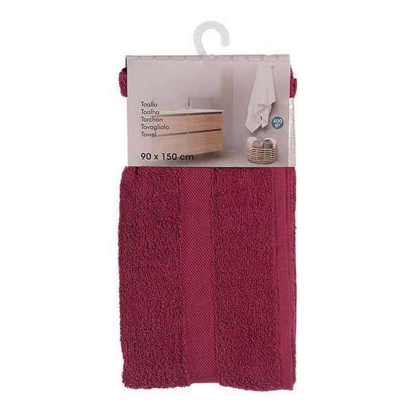 Asciugamano Rosso Granato (90 x 150 cm)