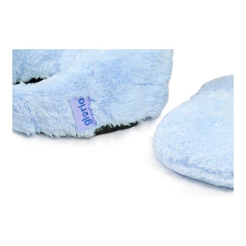 Letto per cani soffice con cuscino rimovibile Azzurro (65 x 55 cm)
