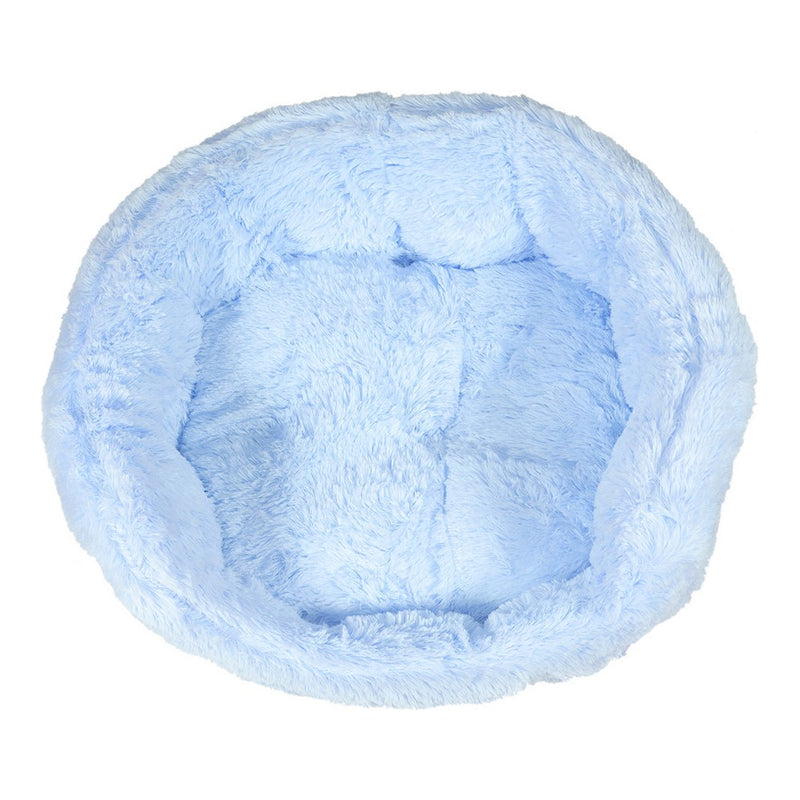 Letto per cani soffice con cuscino rimovibile Azzurro (65 x 55 cm)