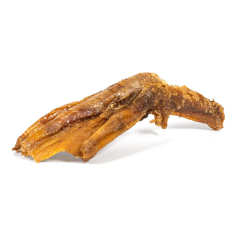 Snack da mordere per cani Zampe di Anatra disidratate (50 pezzi)