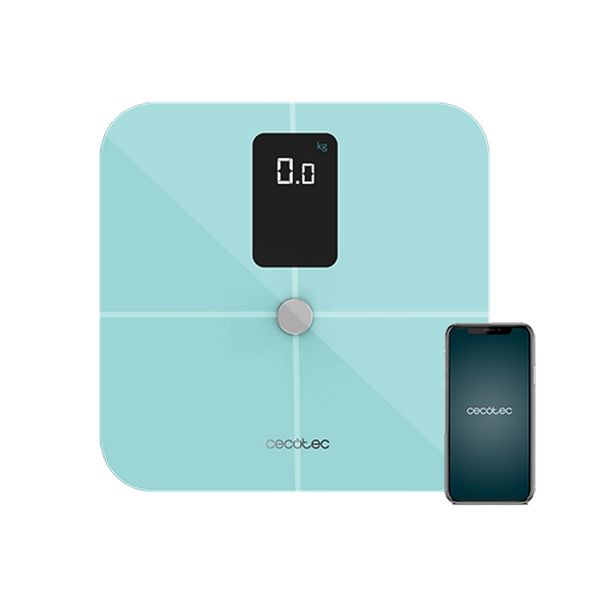 Bilancia Digitale da Bagno Cecotec Surface Precision 10400 Smart Healthy Vision Azzurro