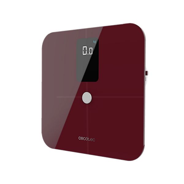 Bilancia Digitale da Bagno Cecotec Surface Precision 10400 Smart Healthy Vision Rosso granato