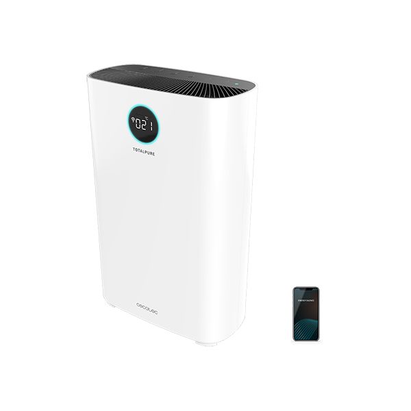 Purificatore dell'Aria Cecotec TotalPure 5000 WiFi Connected 30 Watt con Spegnimento Automatico Silenzioso