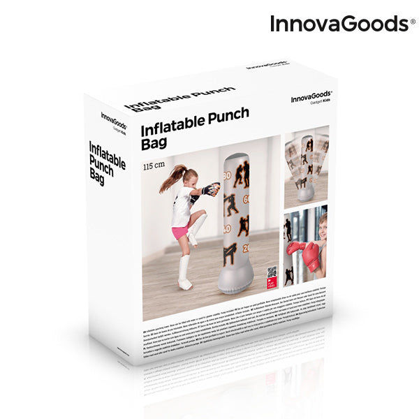Sacco da Boxe da Terra Gonfiabile per Bambini InnovaGoods - Pompa manuale inclusa