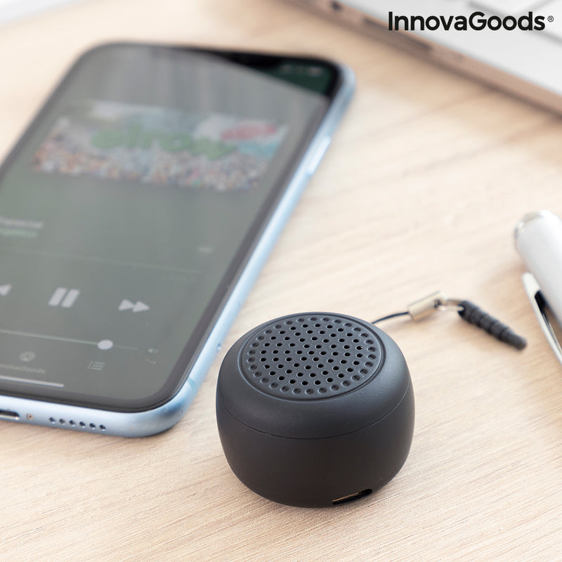 Mini Altoparlante Tascabile Bluetooth 5.0 Senza Fili Portatile e Ricaricabile - InnovaGoods