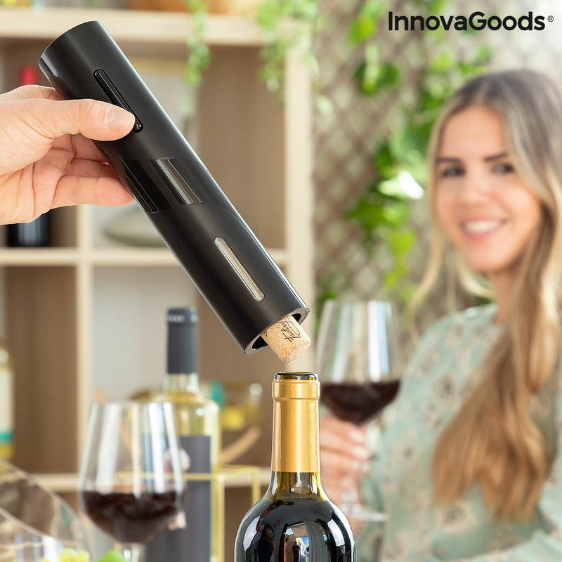Cavatappi Elettrico con Accessori per Vino Corking InnovaGoods