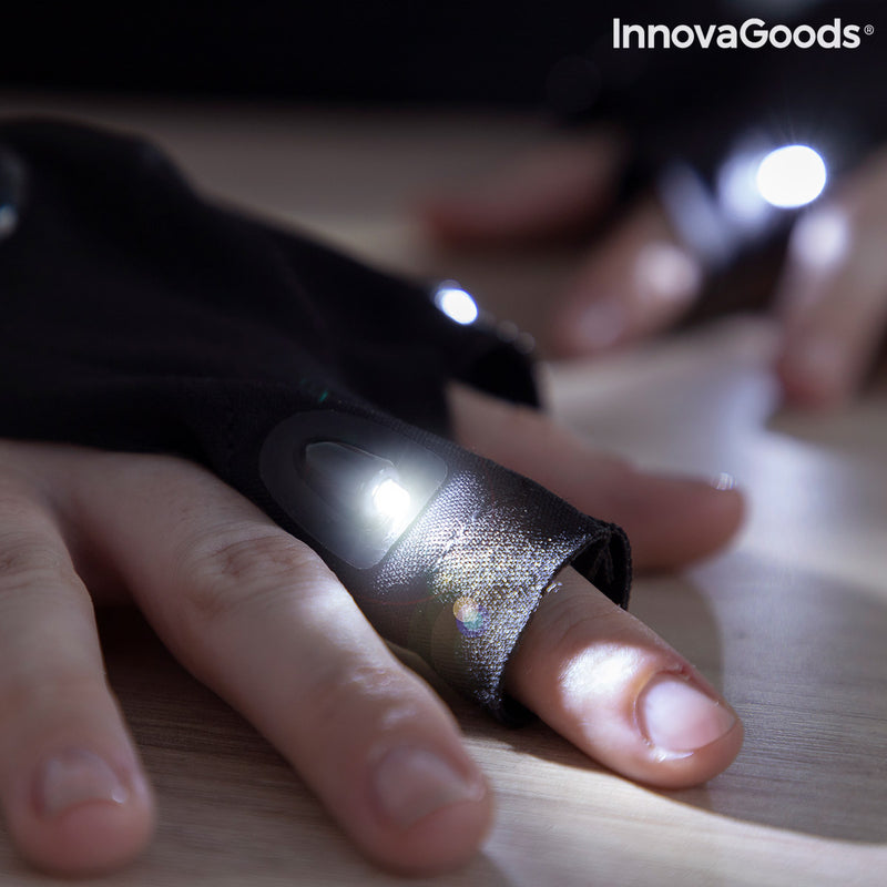 Guanti con Luce a LED InnovaGoods per illuminare l'area di Lavoro – Goestro