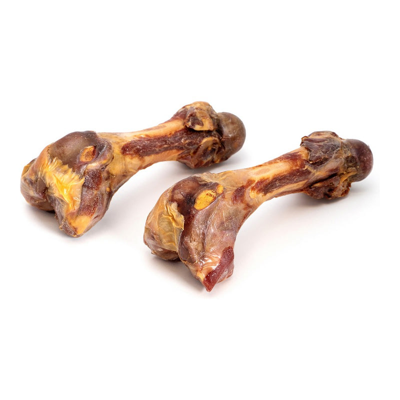 Osso di prosciutto naturale per cane con pezzi di carne (20 pezzi)