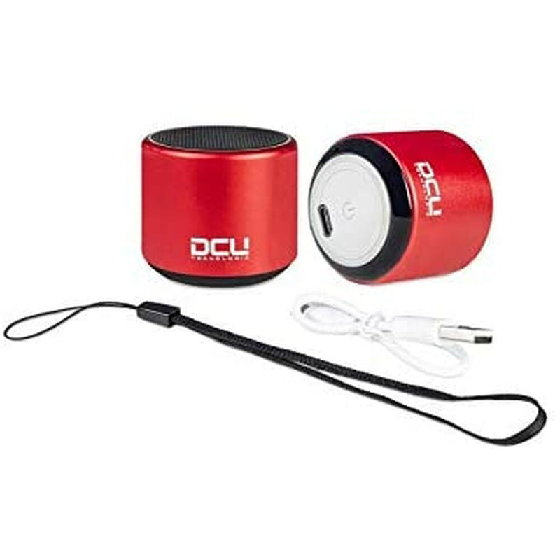 Mini Altoparlante Bluetooth Portatile DCU 3W Rosso