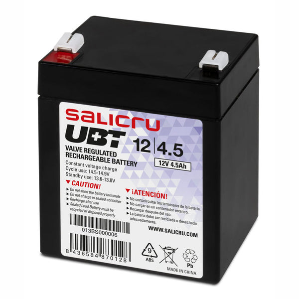 Batteria per SAI Salicru UBT 12/4,5 VRLA 4.5 Ah 12V