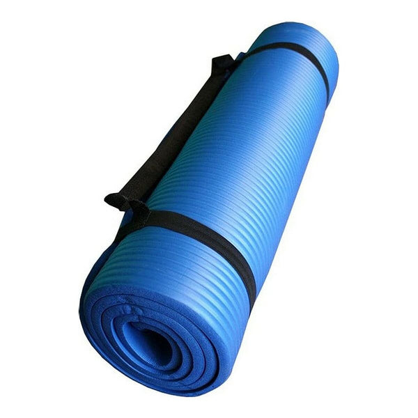 Tappetino di Yoga in Juta Softee Fitness Matrixcell  Azzurro (120 x 60 cm)