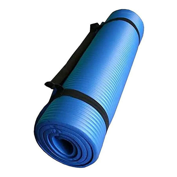 Tappetino di Yoga in Juta Softee Fitness Matrixcell  Azzurro (180 x 60 cm)