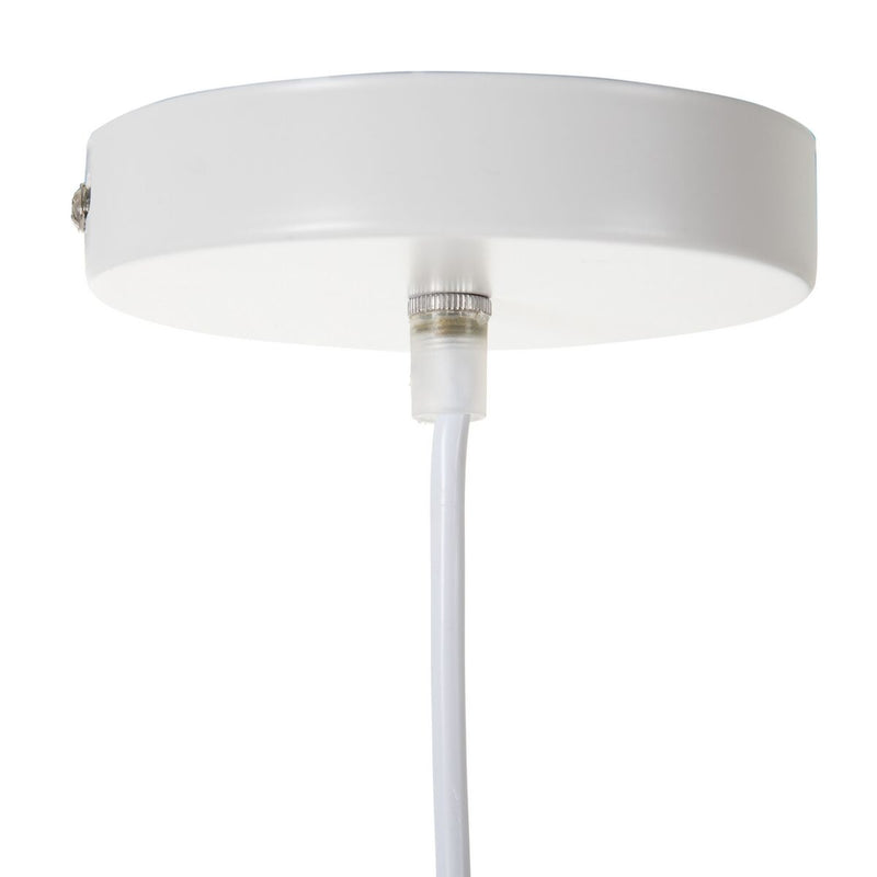 Lampadario 27 x 27 x 36 cm Alluminio Bianco