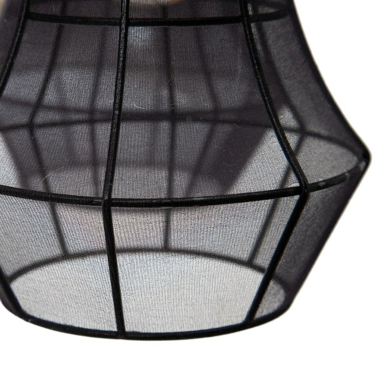 Lampadario 40 x 40 x 140 cm Nero Metallo 27 cm